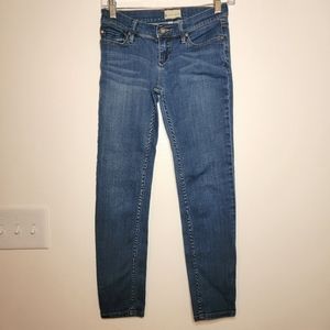EUC Roxy Denim Skinny Fit Blue Jeans Size 0/24 Women's Stretchy pants